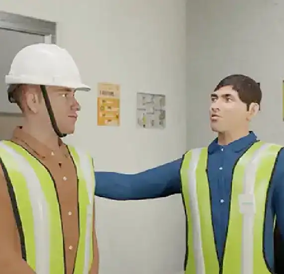 Workplace safety training in animated SOP video production